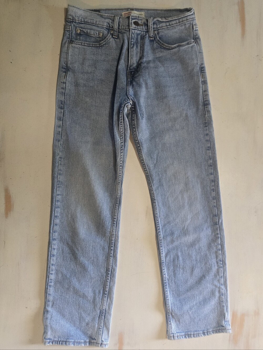 Signiture Levi Strauss Straight Leg Jeans - Picture 3 of 4